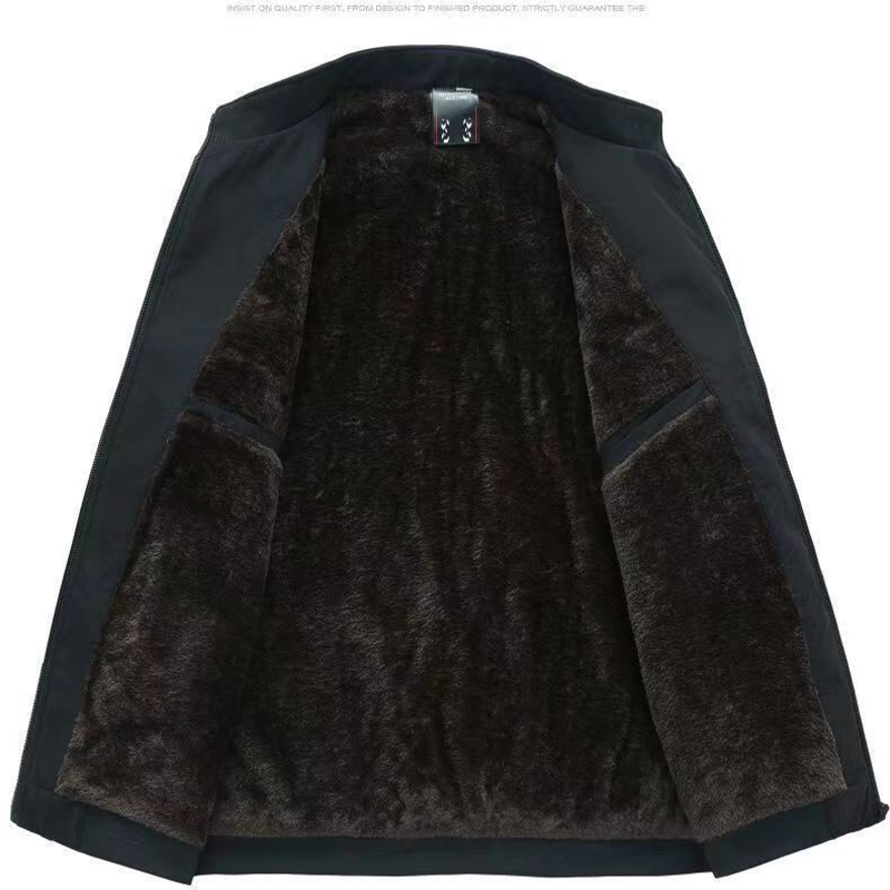 Zateplená bunda na zips