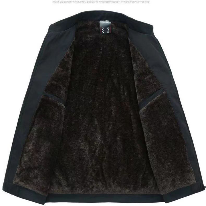 Zateplená bunda na zips