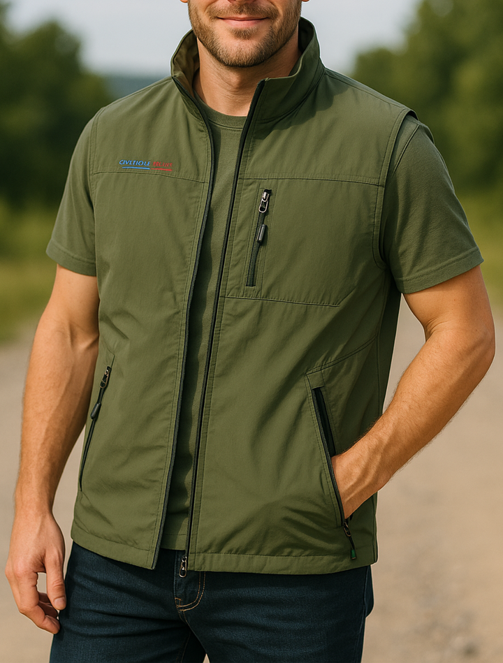 Funkčná vesta na fotografovanie a rybolov