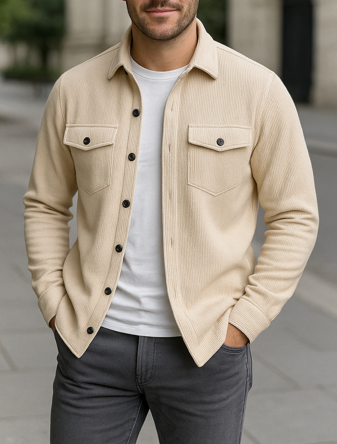 Zimná bunda z kordu