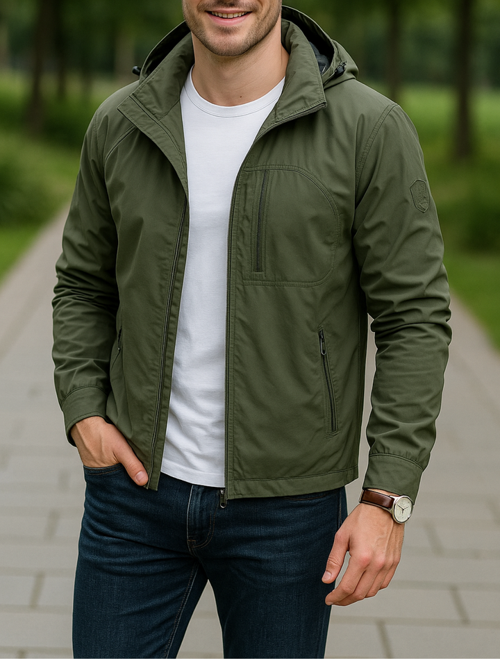 Štýlový dlhý vetrový kabát