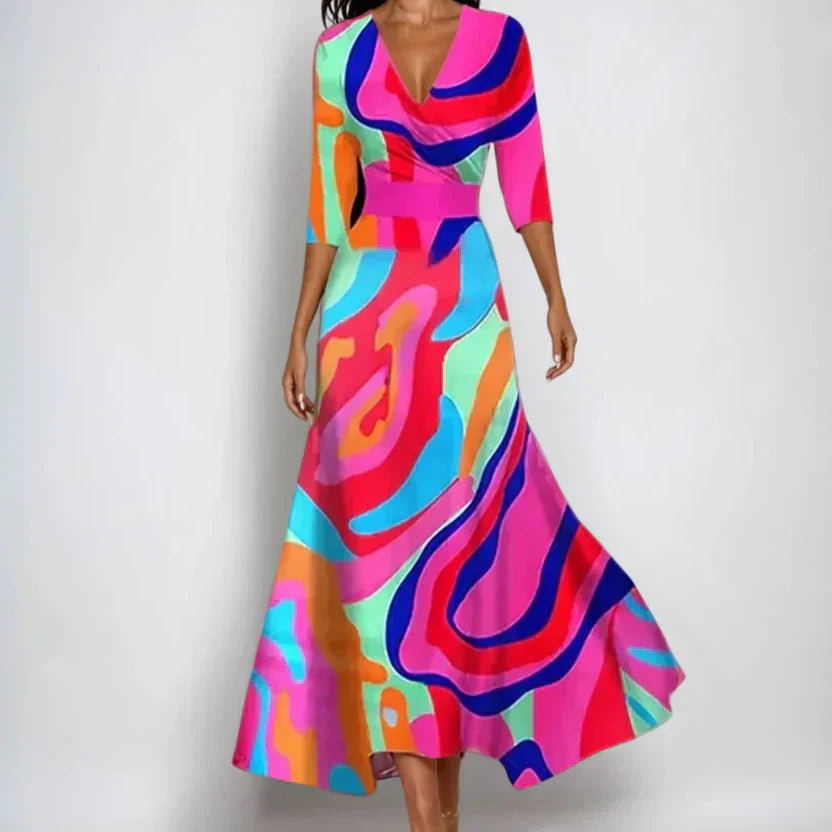 Emily – Kvetinové šaty na každodenné nosenie