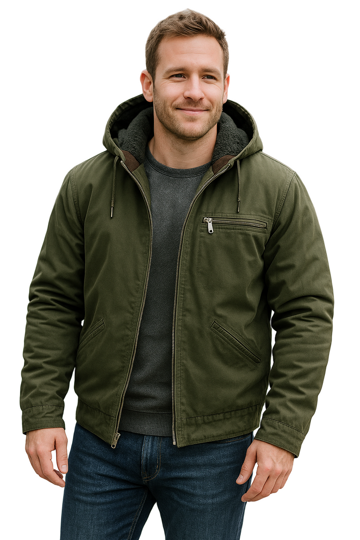 Teplá mikina s kapucňou na voľný čas