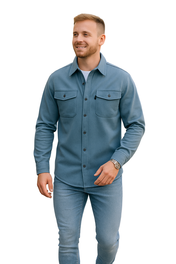 Štýlová business košeľa s bundou