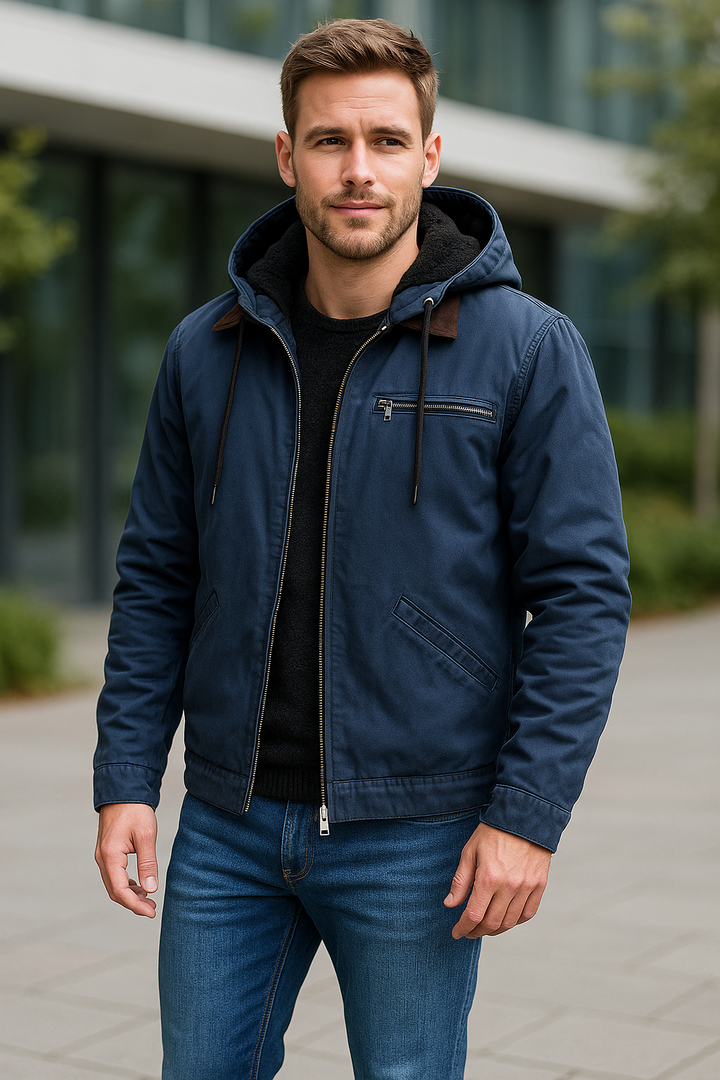 Elegantný jesenný kabát