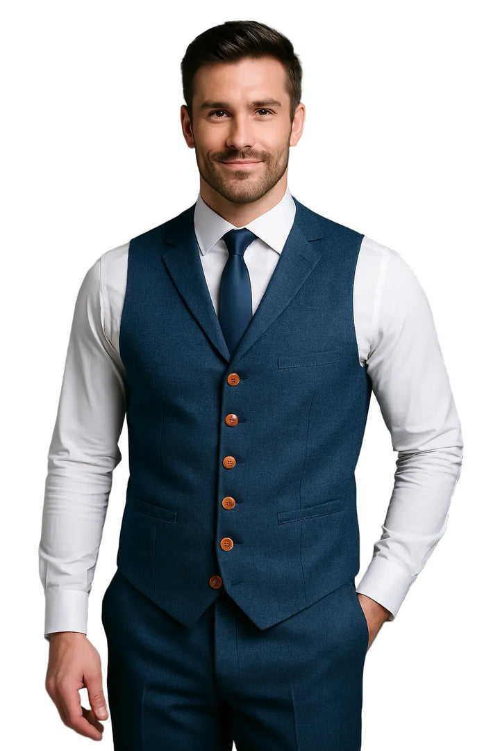 Logan Strihaný Kardigán s Gombíkmi a Klasickým Strihom