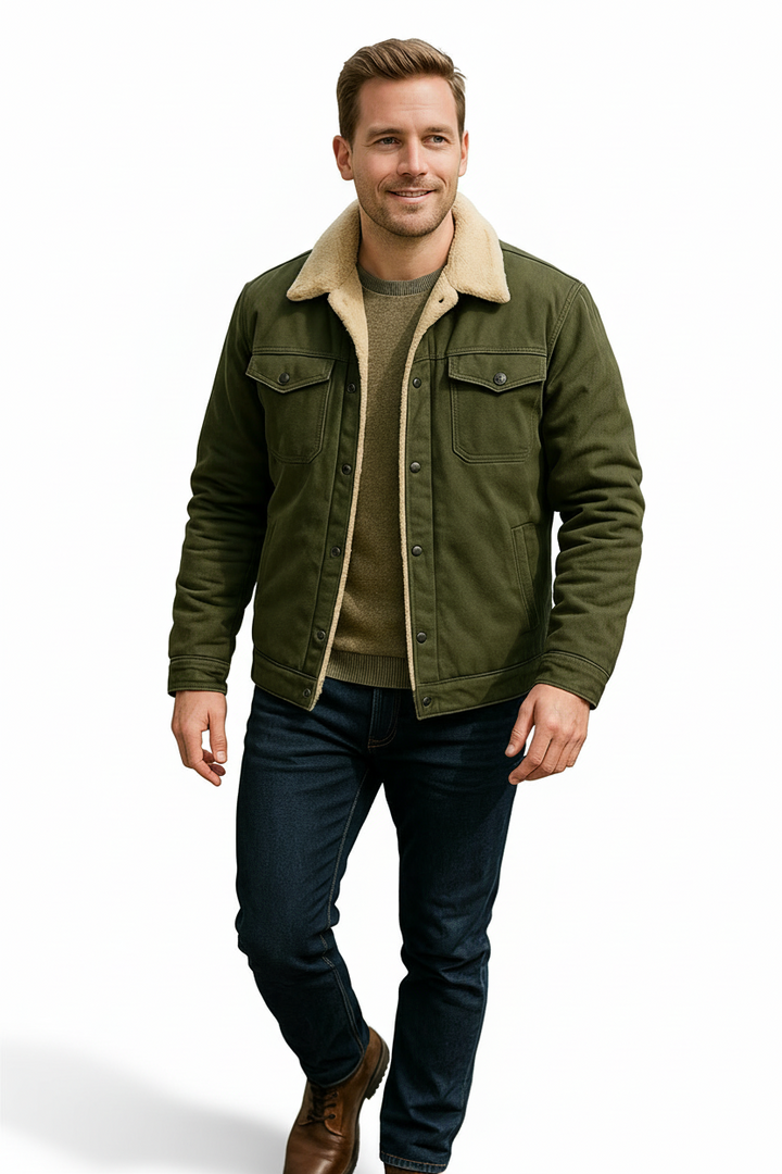 Teplá fleecová bunda na jeseň