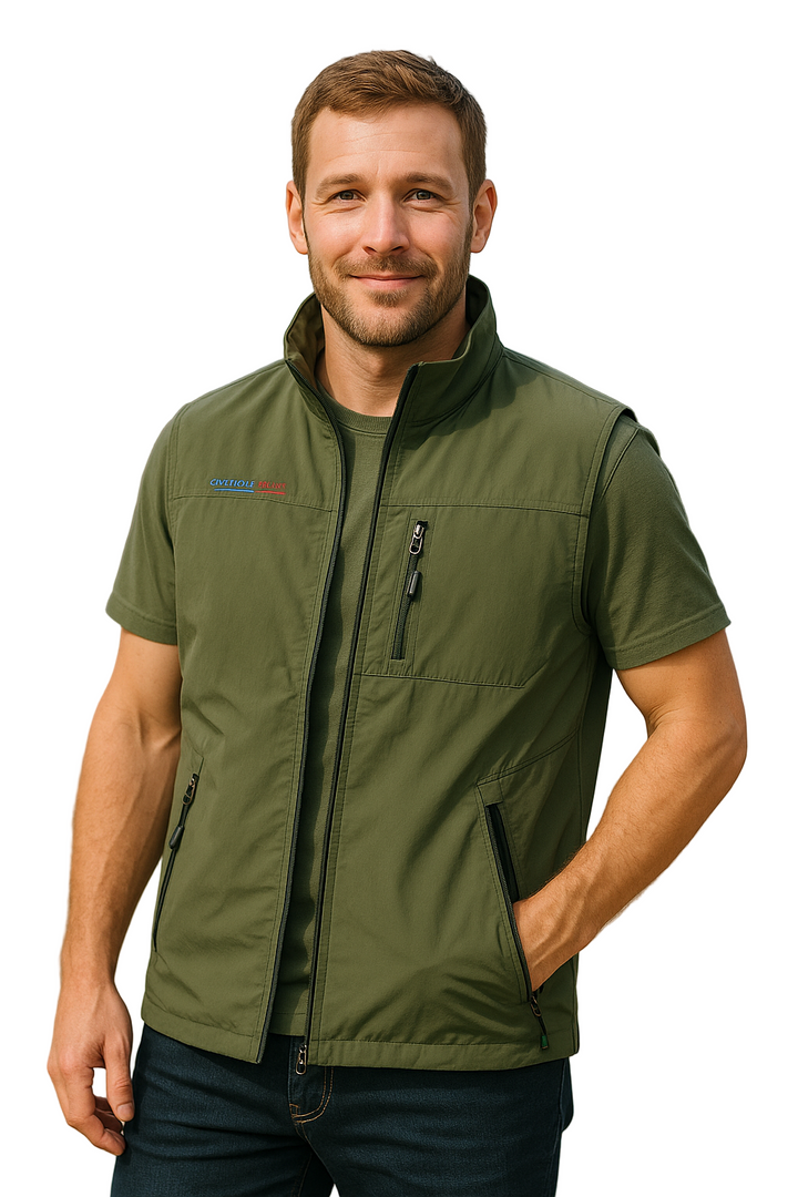 Funkčná vesta na fotografovanie a rybolov