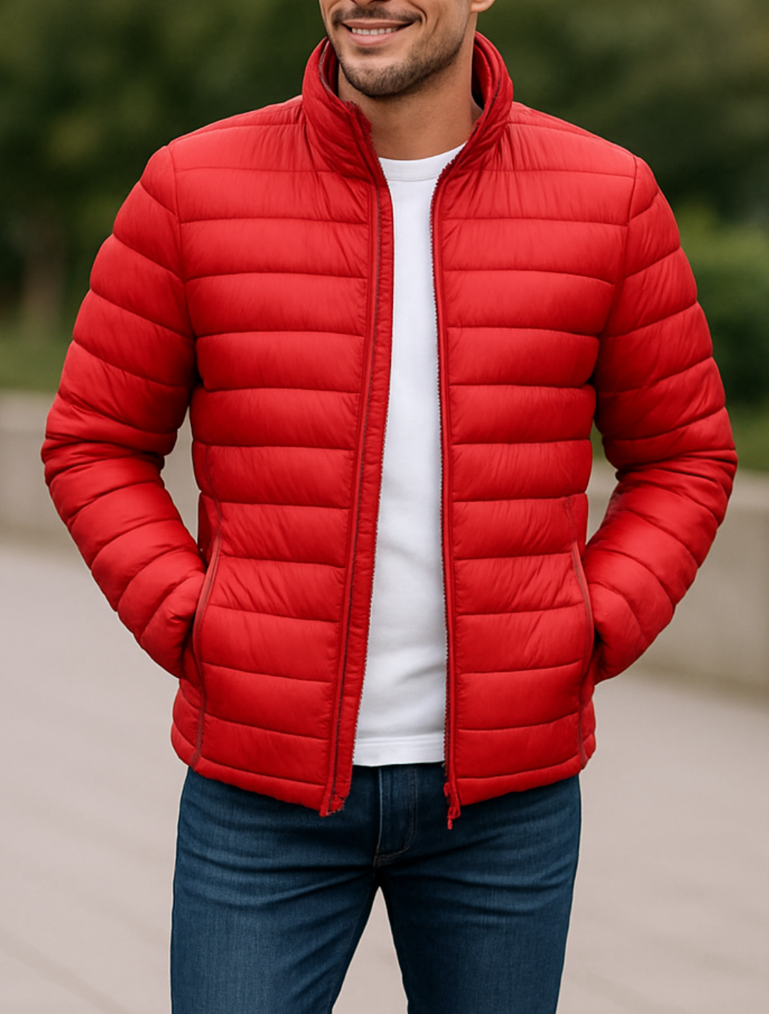 Teplý zateplený vetrovka