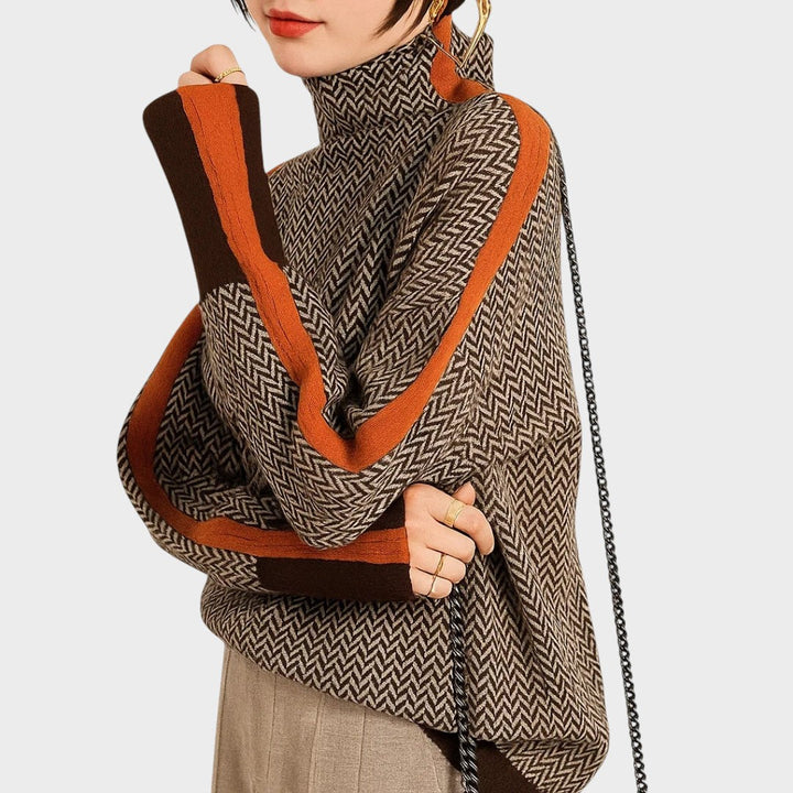 Irma | Pulóver s vysokým golierom