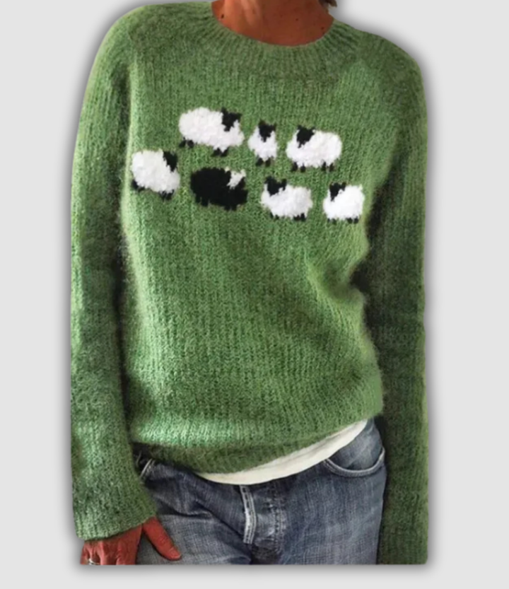 MELISSA | Pohodlný Retro Sveter