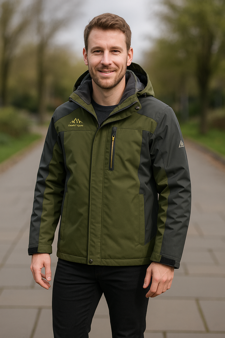 Teplá nepremokavá zimná parka