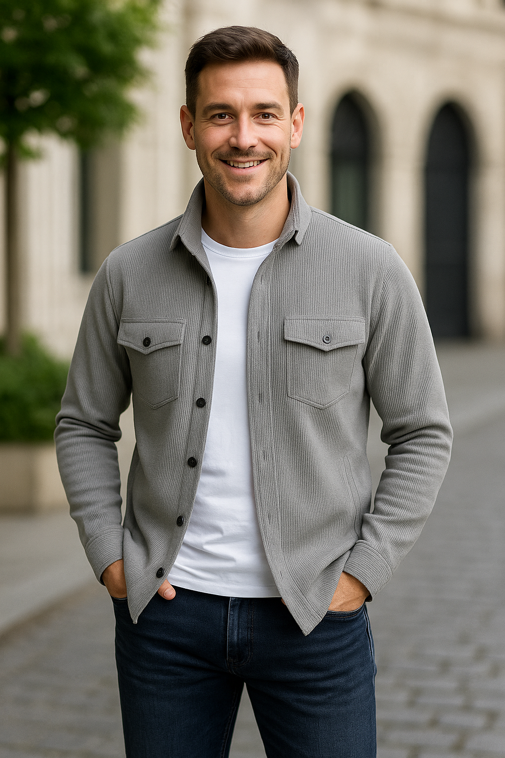 Zimná bunda z kordu