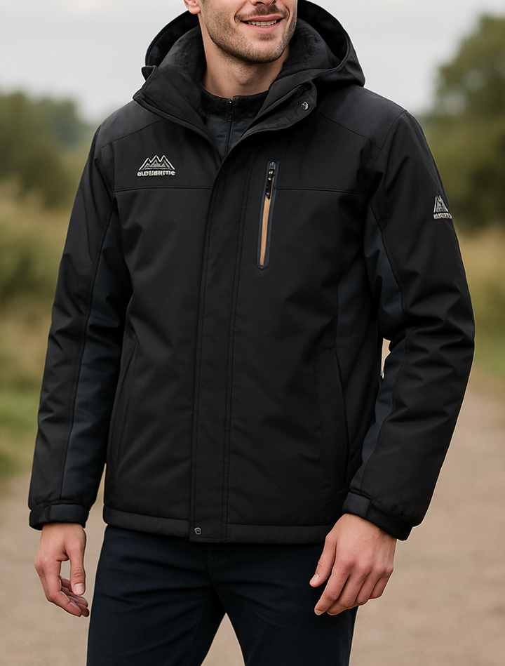 Teplá nepremokavá zimná parka