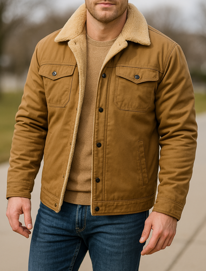 Teplá fleecová bunda na jeseň