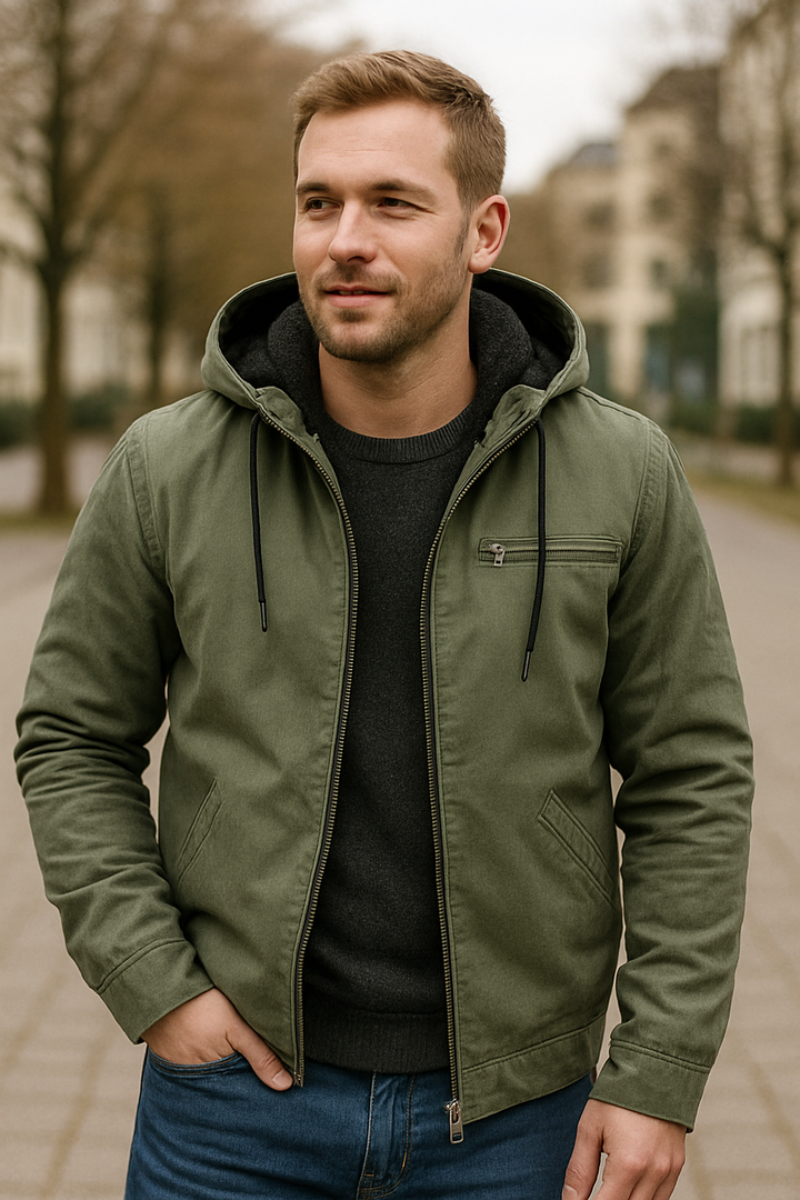 Elegantný jesenný kabát