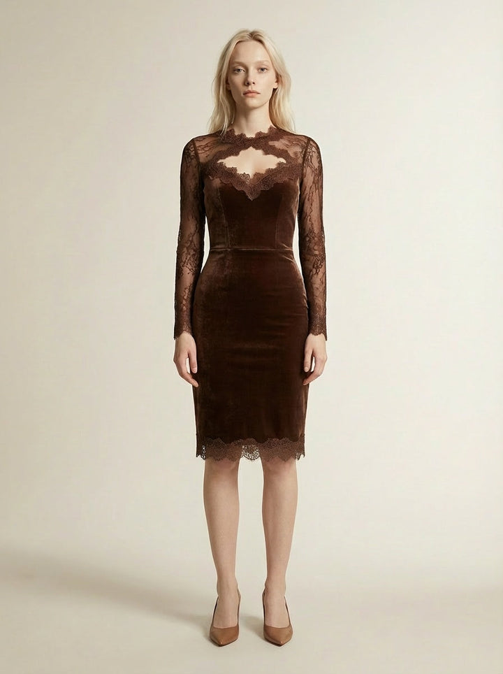 Nadia - Mini šaty s elegantnou čipkou