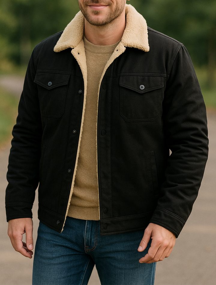 Teplá fleecová bunda na jeseň