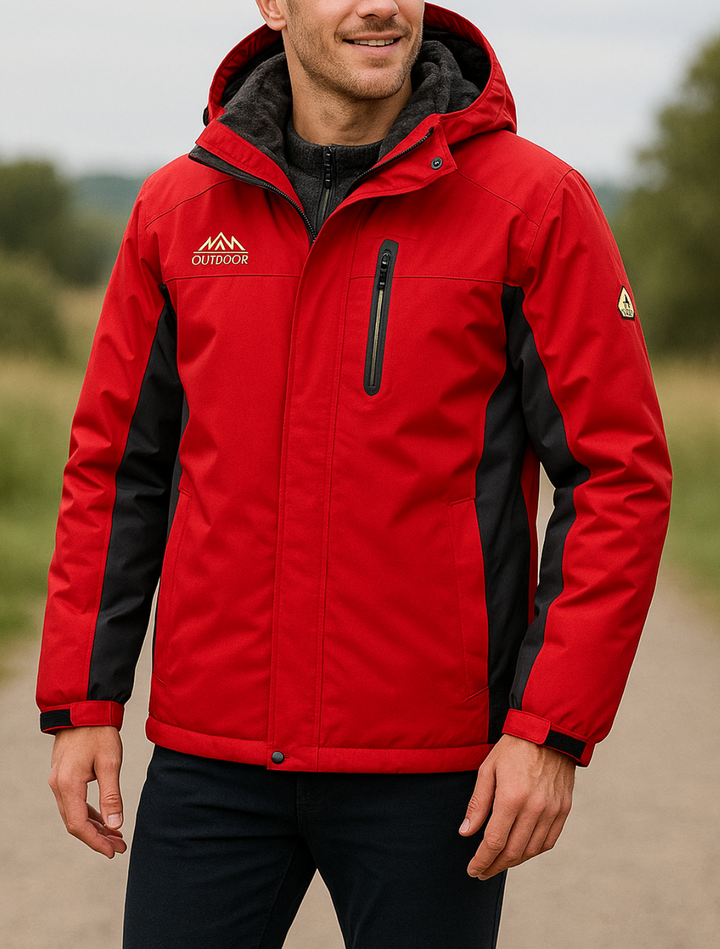 Teplá nepremokavá zimná parka