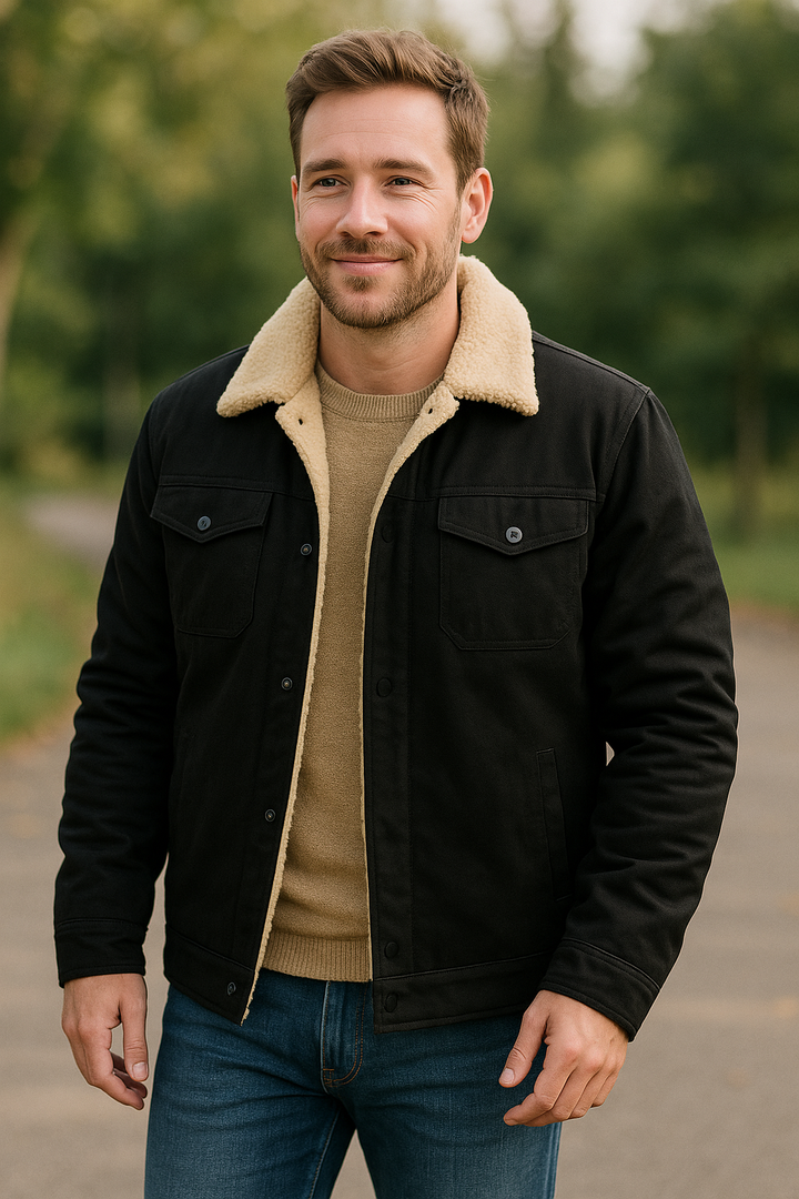 Teplá fleecová bunda na jeseň