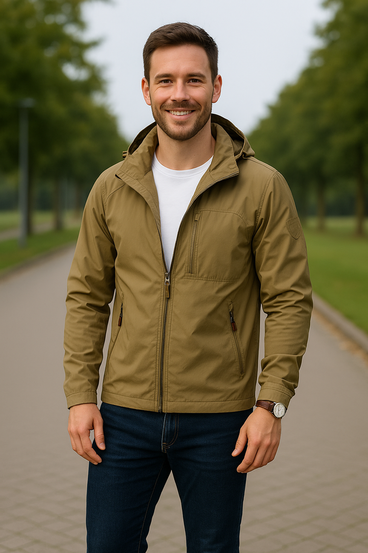 Štýlový dlhý vetrový kabát