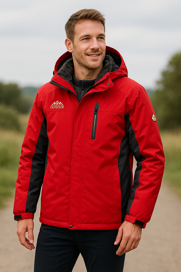 Teplá nepremokavá zimná parka