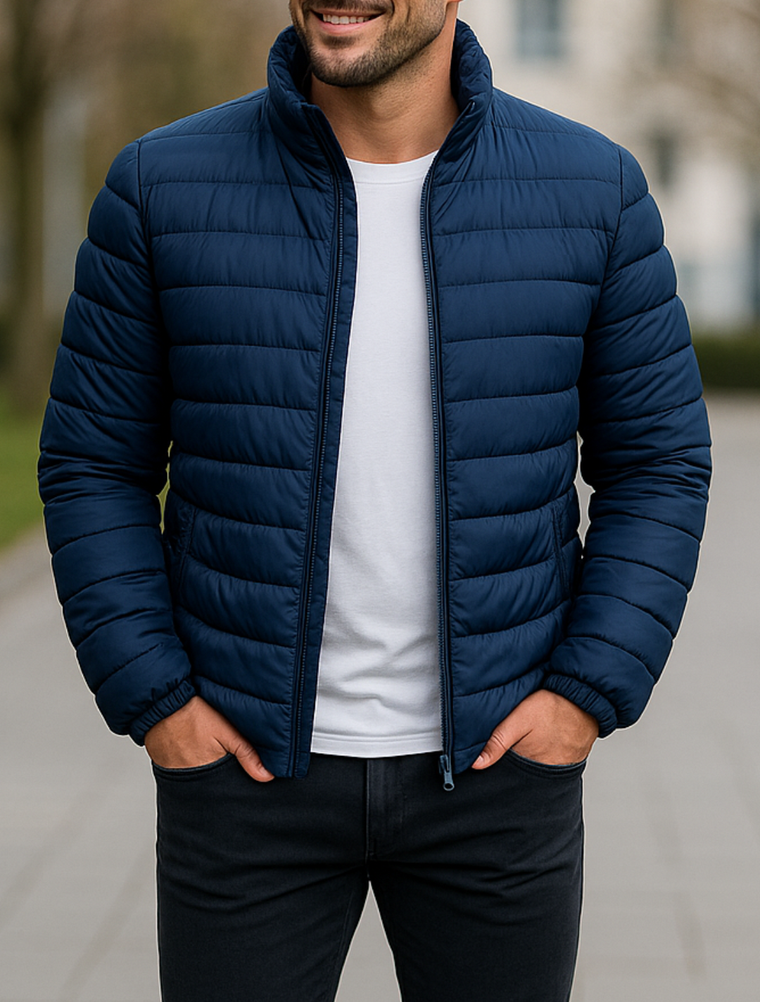 Teplý zateplený vetrovka