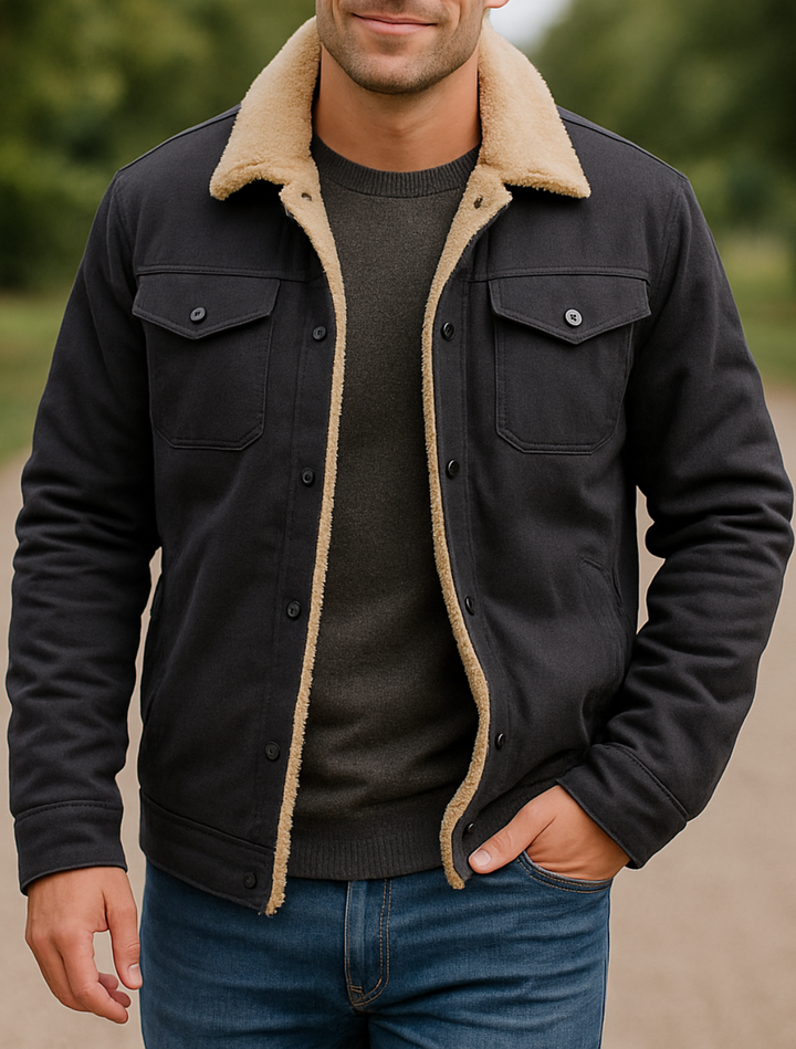 Teplá fleecová bunda na jeseň