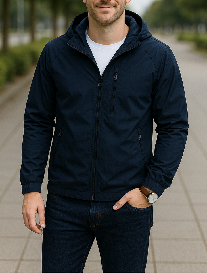 Štýlový dlhý vetrový kabát