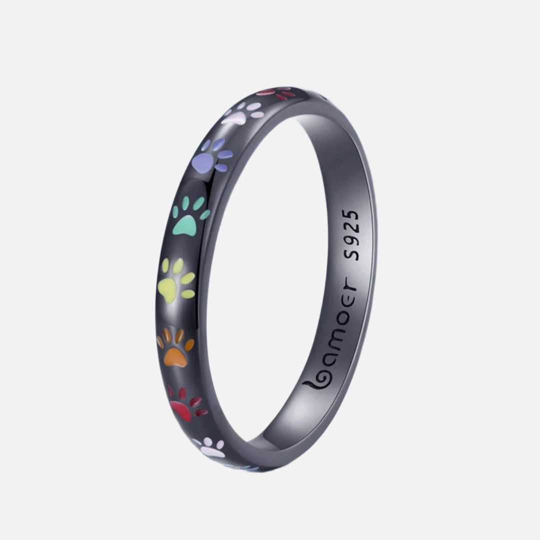 Prsteň so stopou z sterlingového striebra