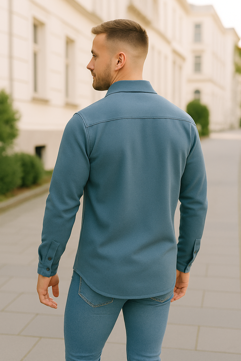 Štýlová business košeľa s bundou