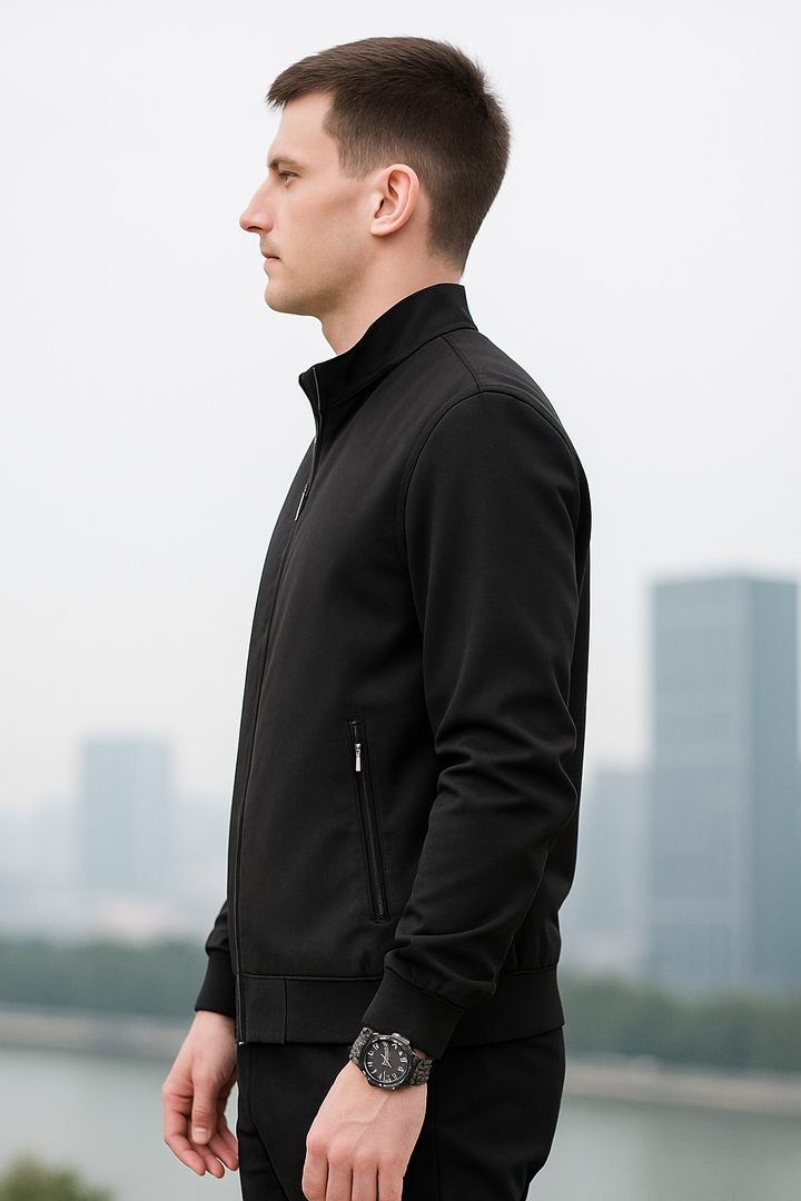 Business Casual Sako s Vysokým Golierom