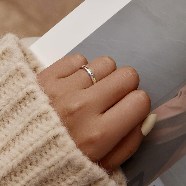 Prsteň so stopou z sterlingového striebra