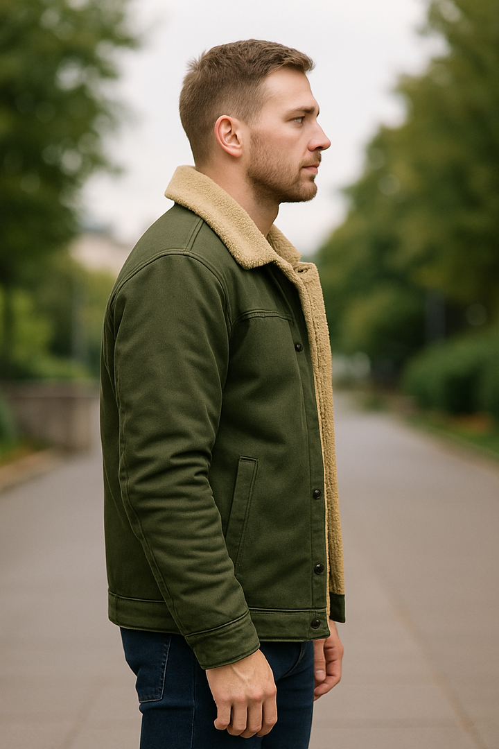 Teplá fleecová bunda na jeseň