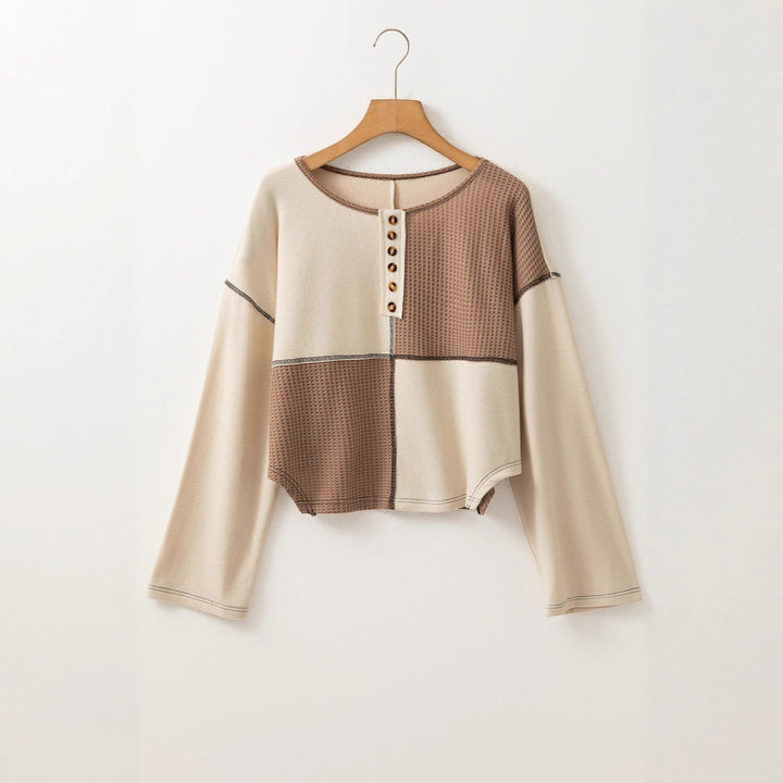 Almée™ | Pletený sveter s okrúhlym výstrihom