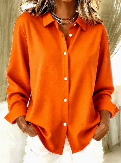 Juliane | Elegantná Blúzka s Gombíkmi