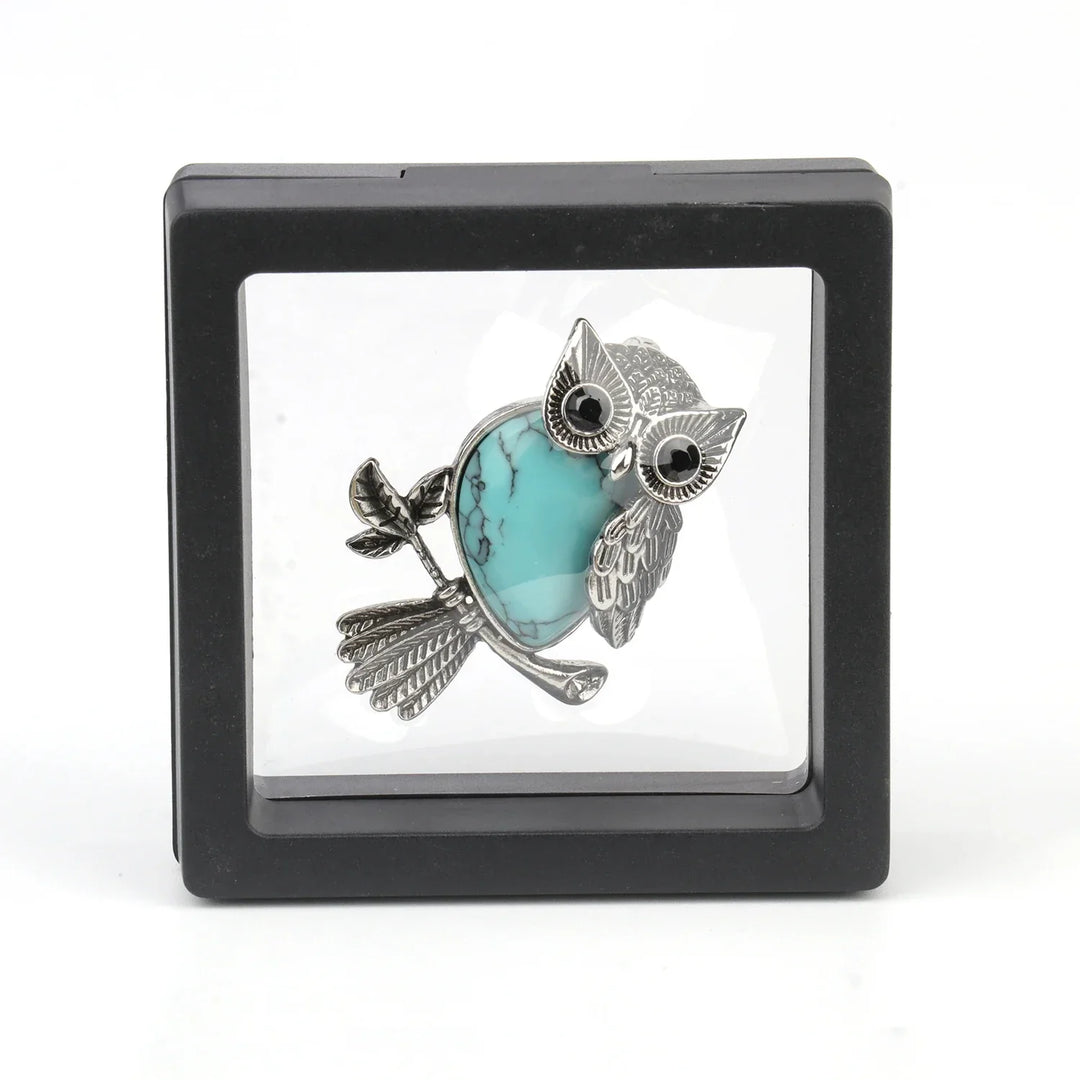 Krištáľový prívesok s múdrosťou sovy