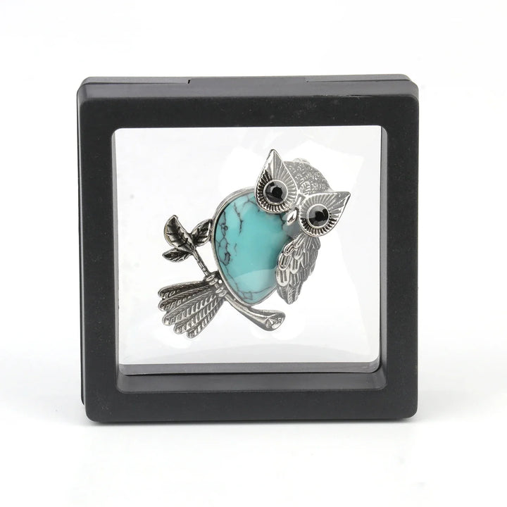 Krištáľový prívesok s múdrosťou sovy