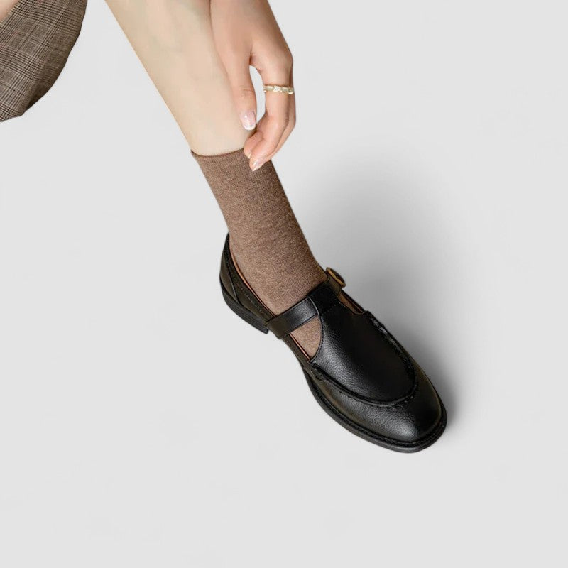 Victoria™ – Ortopedické Mary Jane topánky s hranatou špičkou