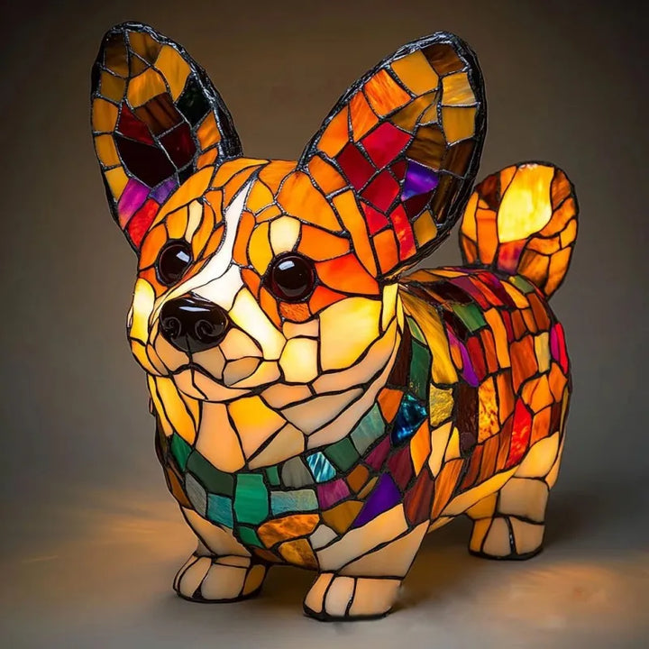 Pitchou – Žiariaca lampa corgi