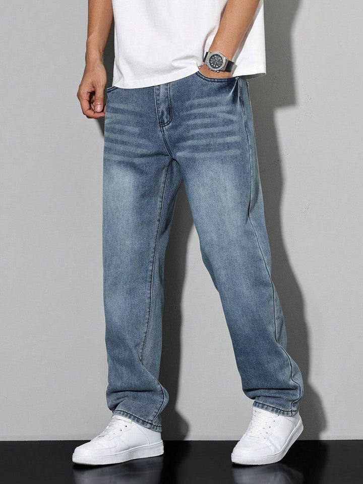 Men’s Casual Wide Leg Jeans | Winter Style