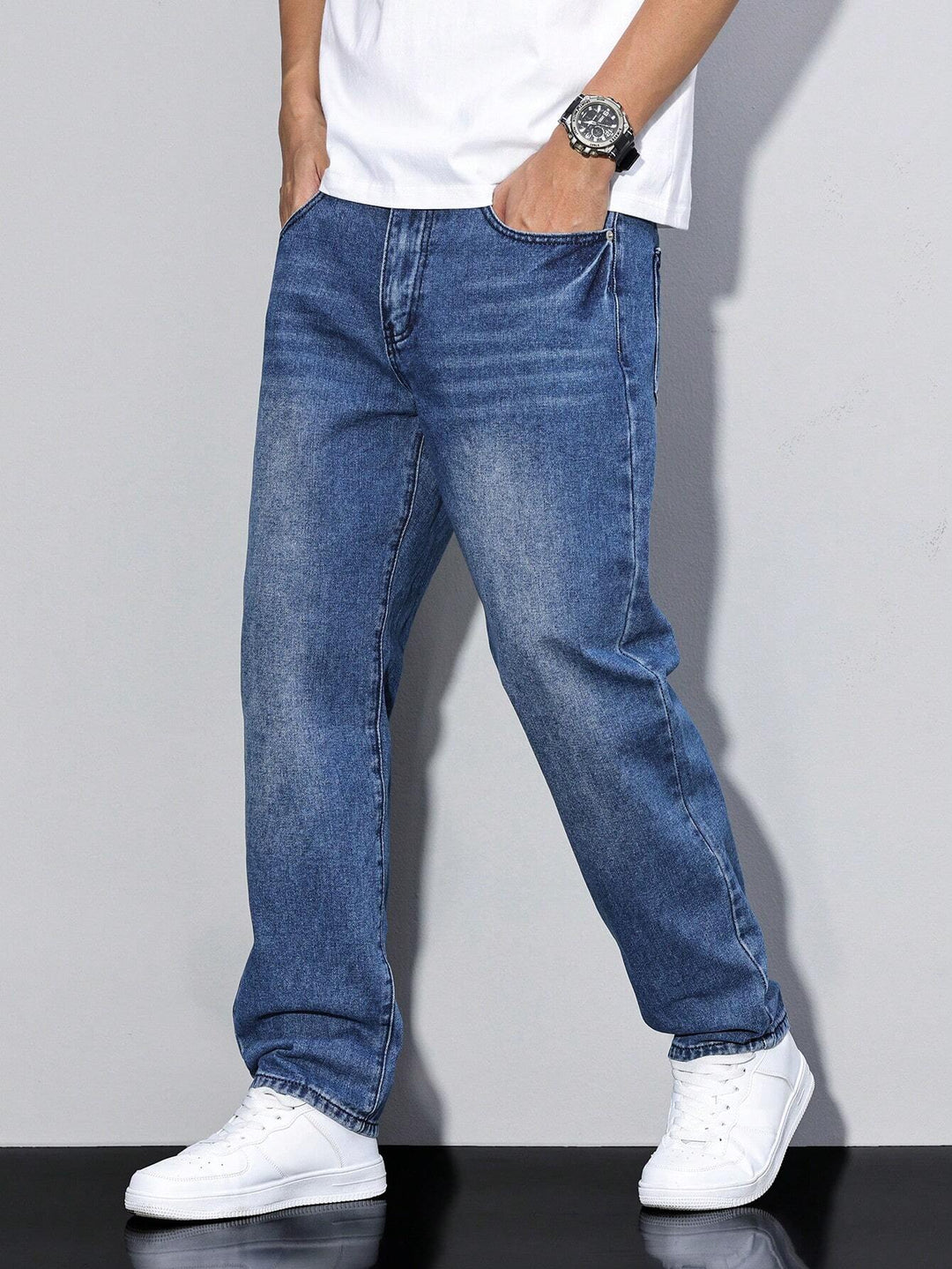Men’s Casual Wide Leg Jeans | Winter Style