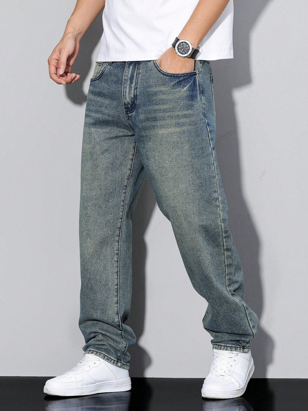 Men’s Casual Wide Leg Jeans | Winter Style