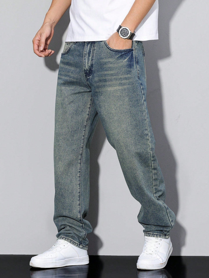 Men’s Casual Wide Leg Jeans | Winter Style