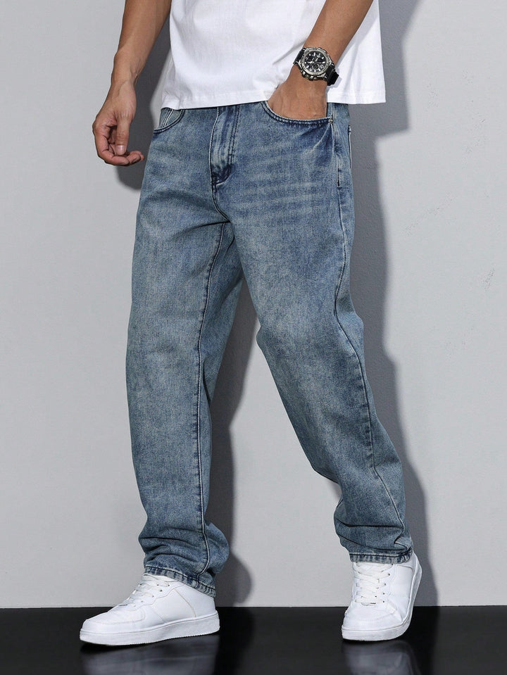 Men’s Casual Wide Leg Jeans | Winter Style
