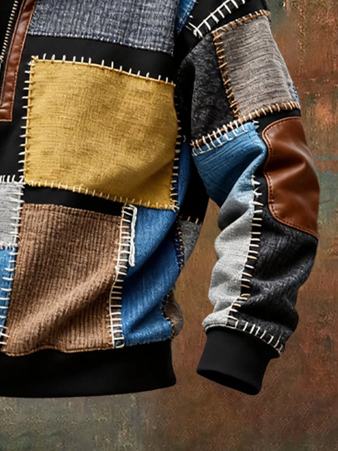 Logan | Zimný sveter s fleecovým golierom a zipsom