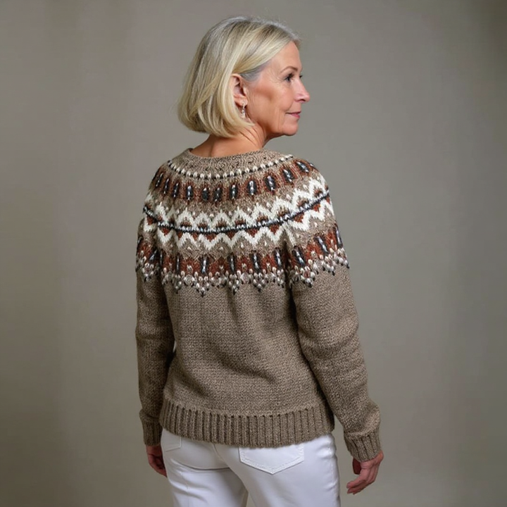 Adeline | Retro Island Sweater