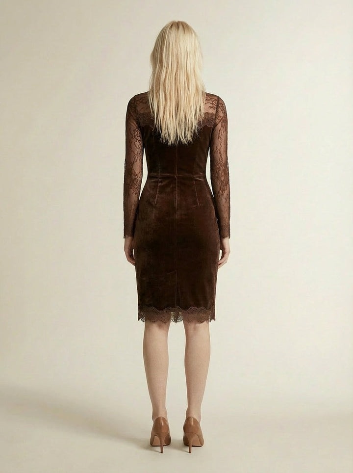 Nadia - Mini šaty s elegantnou čipkou